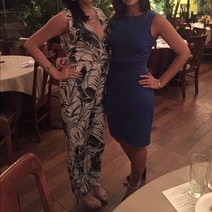 Zara tropical print jumpsuit size small